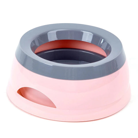 Elevate Mealtime with Our Spill-Proof Portable Plastic Dog & Cat Bowl - Perfect for Hydration on the Go!