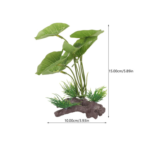 Elevate Your Aquarium with Our Lifelike Plastic Plant - Perfect for Betta Fish and Freshwater Landscapes