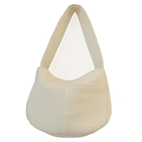 Stylish and Comfortable Handmade Dog Sling Carrier - Perfect for Outdoor Adventures with Your Pet