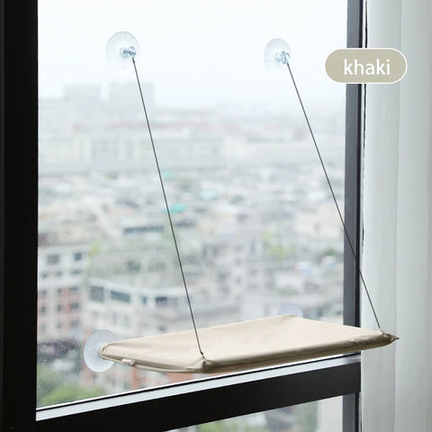 The Purr-fect Sunny Window Hammock: A Cozy Climbing Adventure for Your Feline Friend!