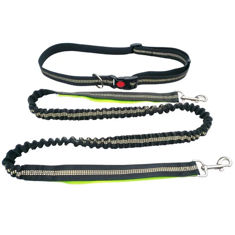 Experience Ultimate Freedom with Our Adjustable Hands-Free Dog Leash - Perfect for Walking, Running, and Jogging!
