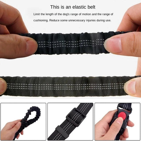 Experience Ultimate Freedom with Our Adjustable Hands-Free Dog Leash - Perfect for Walking, Running, and Jogging!