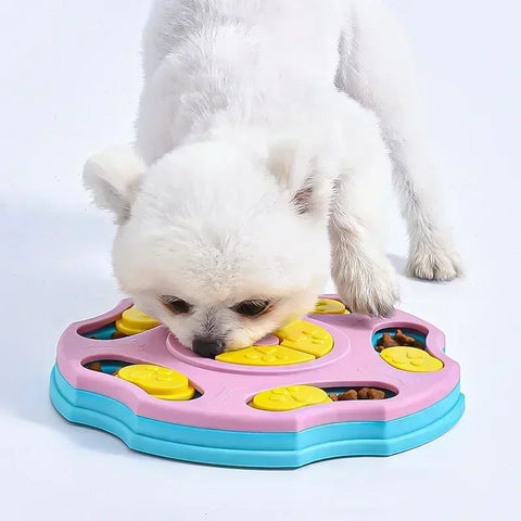 Engaging Dog Puzzle Toys: Interactive Slow Feeder for Smart Eating and Fun Training!