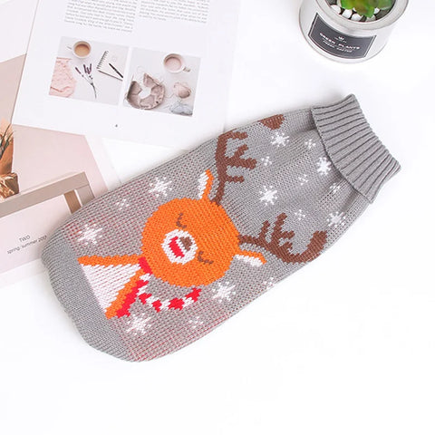 Cozy Cartoon Pet Dog Sweater for Small Dogs - Perfect for Winter Warmth and Style!