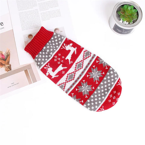 Cozy Cartoon Pet Dog Sweater for Small Dogs - Perfect for Winter Warmth and Style!