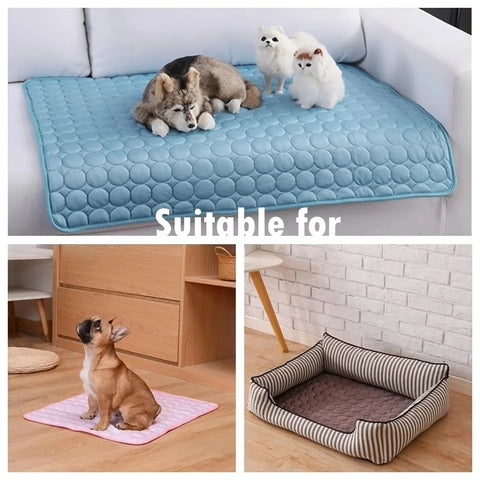 Ultimate Dog Cooling Mat - Extra Large Summer Pet Bed for Small and Big Dogs, Durable Ice Pad Blanket for Cats and Dogs