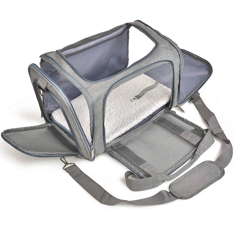 Ultimate Dog Carrier Backpack - Airline Approved Soft-Sided Travel Bag for Small Dogs and Cats