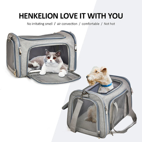 Ultimate Dog Carrier Backpack - Airline Approved Soft-Sided Travel Bag for Small Dogs and Cats
