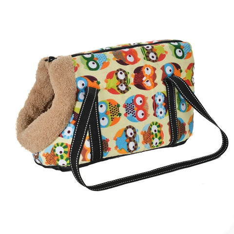 Stylish and Cozy Classic Pet Carrier Backpack for Small Dogs - Perfect for Outdoor Adventures with Your Chihuahua or Pug