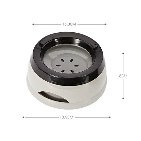 Elevate Mealtime with Our Spill-Proof Portable Plastic Dog & Cat Bowl - Perfect for Hydration on the Go!