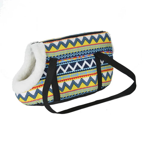 Stylish and Cozy Classic Pet Carrier Backpack for Small Dogs - Perfect for Outdoor Adventures with Your Chihuahua or Pug