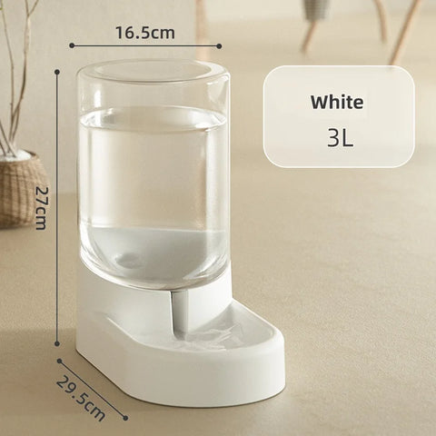 Automatic Pet Feeder and Water Dispenser - Convenient Food Storage Solution for Dogs and Cats