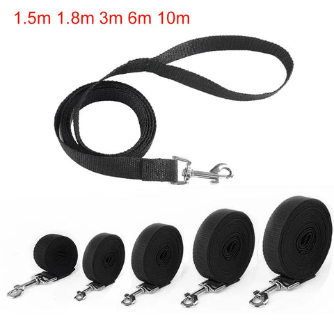 Premium Long Nylon Dog Leash - Perfect for Small to Large Dogs & Cats - Ideal for Outdoor Adventures, Hiking, and Training - Available in Multiple Lengths