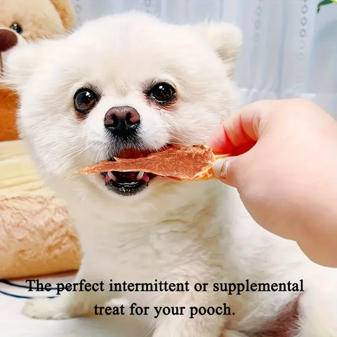 Indulge Your Pup with 150G of Delicious Chicken & Duck Jerky Treats - Perfect for Dogs of All Sizes!
