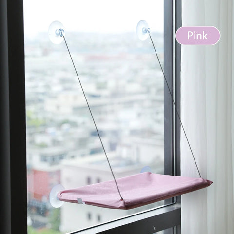 The Purr-fect Sunny Window Hammock: A Cozy Climbing Adventure for Your Feline Friend!