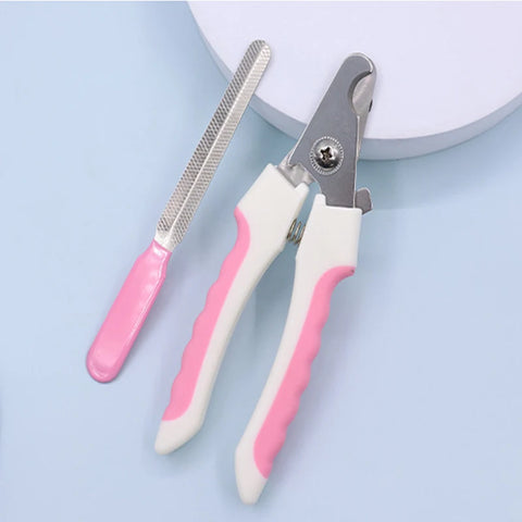 Groom Your Furry Friends with Our Premium Stainless Steel Nail Clipper Set - Perfect for Dogs and Cats!