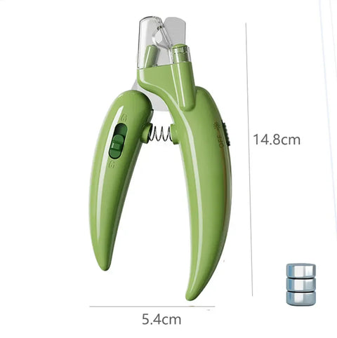 Professional LED Pet Nail Clippers – Safe and Easy Grooming Scissors for Dogs, Cats, and Small Pets