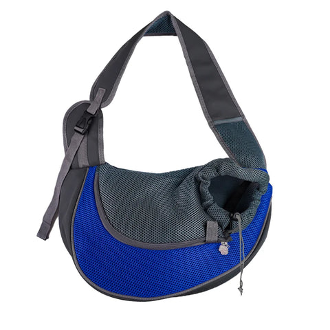 Stylish Pet Carrier Backpack for Dogs and Cats - Travel Tote Sling Bag with Breathable Mesh