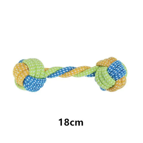 Engaging and Safe Interactive Dog Toys - Cotton Rope Balls for Dental Care and Endless Fun!