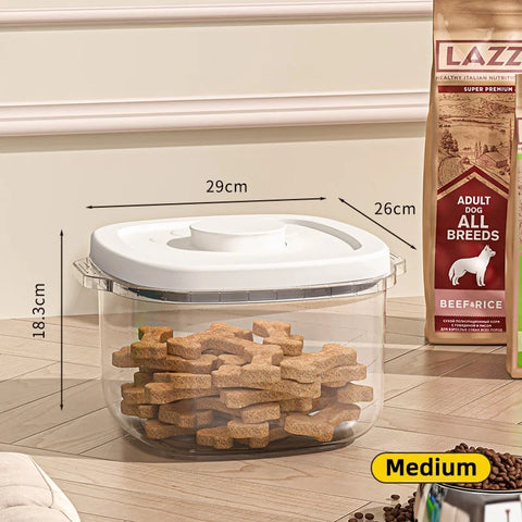 Keep Your Pet's Food Fresh with Our Airtight Large Capacity Storage Container - Perfect for Cats and Dogs!