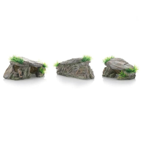 Transform Your Aquarium with the Reptile Rock Hide Cave - Perfect for Freshwater Fish and Shrimp!