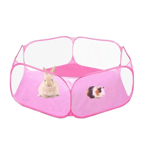 Deluxe Portable Playpen for Small Pets - Breathable Folding Tent for Cats, Dogs, Rabbits, and More!