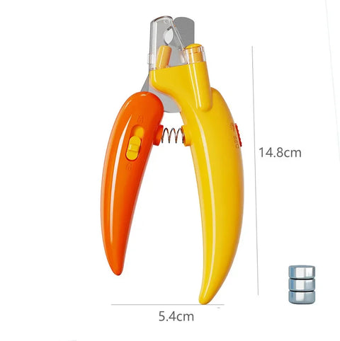 Professional LED Pet Nail Clippers – Safe and Easy Grooming Scissors for Dogs, Cats, and Small Pets