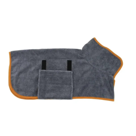 Ultimate Pet Bathrobe: Adjustable, Super Absorbent Towel for All Dog Sizes - Fast Drying & Moisture Wicking