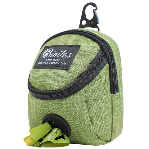 Ultimate Portable Dog Training Treat Bag - Convenient Waist Pouch for Snacks & Poop Disposal!