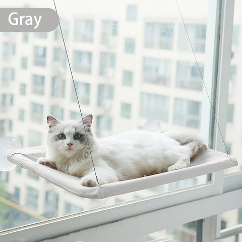 The Purr-fect Sunny Window Hammock: A Cozy Climbing Adventure for Your Feline Friend!