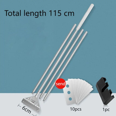 Revolutionize Your Aquarium Maintenance with the Stainless Steel Dual-Use Algae Scraper - Effortlessly Clean Your Fish Tank!
