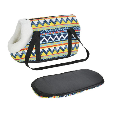 Stylish and Cozy Classic Pet Carrier Backpack for Small Dogs - Perfect for Outdoor Adventures with Your Chihuahua or Pug