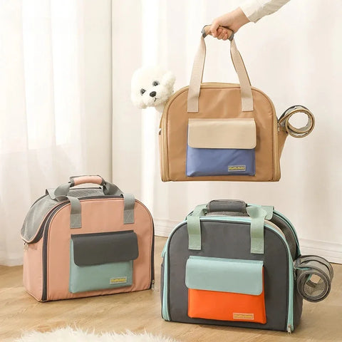 Comfortable and Versatile Pet Carrier Backpack for Medium Dogs and Cats - Perfect for Travel, Holds Pets Up to 4kg