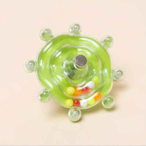 Engaging Interactive Parrot Toy: Rotating Treat Dispenser for Fun and Mental Stimulation