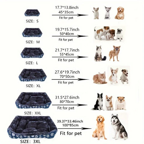 The Ultimate Pet Lounge: Cozy Dog Bed Sofa Mats for Your Furry Royalty - Perfect for Large, Medium, and Small Paws!