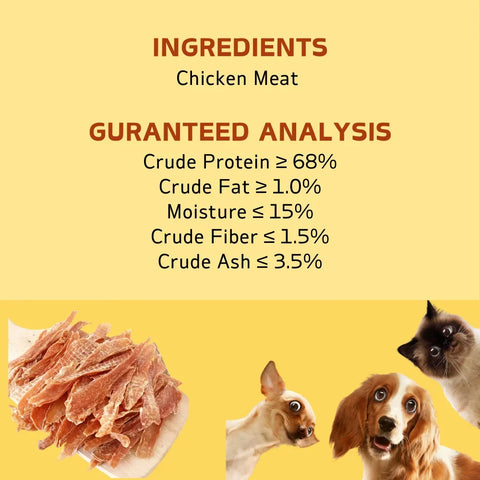Indulge Your Pup with 150G of Delicious Chicken & Duck Jerky Treats - Perfect for Dogs of All Sizes!
