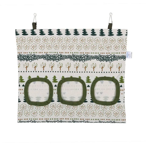 Multi-Hole Hanging Feeding Bag for Small Pets - Perfect Hay Dispenser for Rabbits, Guinea Pigs, and More!