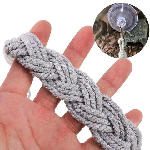 Elevate Your Hermit Crab's Habitat with Our Versatile Jute Rope Ladder - Perfect for Climbing and Exploring!