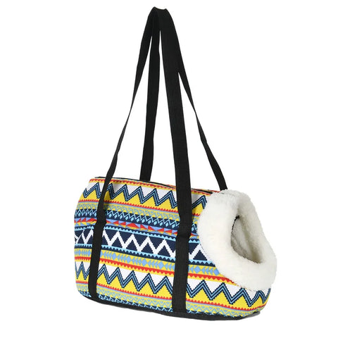 Stylish and Cozy Classic Pet Carrier Backpack for Small Dogs - Perfect for Outdoor Adventures with Your Chihuahua or Pug