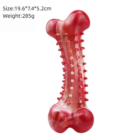Unbreakable Beef-Flavored Chew Toys for Large Dogs - Perfect for Aggressive Chewers and Dental Health