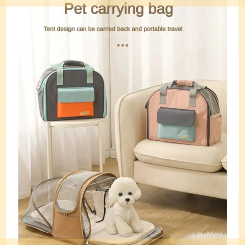 Comfortable and Versatile Pet Carrier Backpack for Medium Dogs and Cats - Perfect for Travel, Holds Pets Up to 4kg