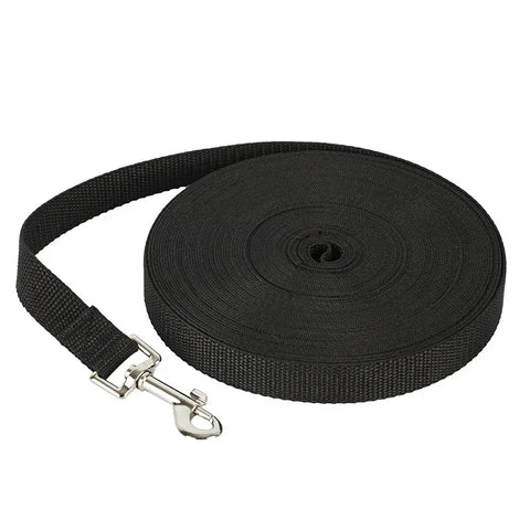 Premium Long Nylon Dog Leash - Perfect for Small to Large Dogs & Cats - Ideal for Outdoor Adventures, Hiking, and Training - Available in Multiple Lengths