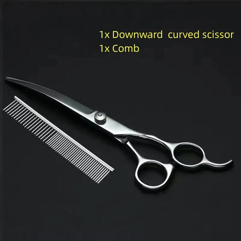 Professional Pet Grooming Scissors Set for Dogs - Perfect for Trimming, Styling, and Nail Care