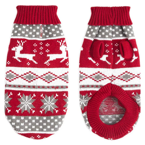 Cozy Cartoon Pet Dog Sweater for Small Dogs - Perfect for Winter Warmth and Style!