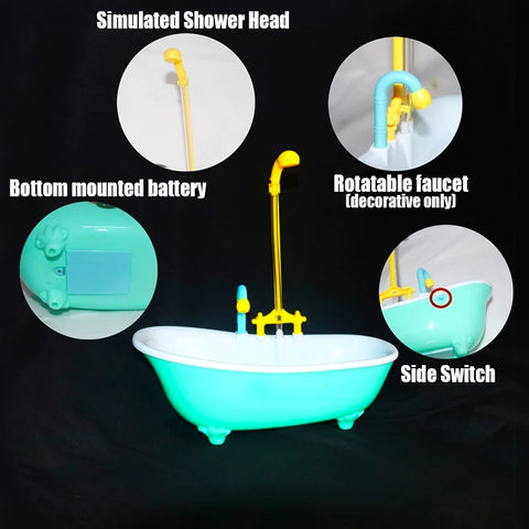 Transform Your Bird's Bath Time with the Automatic Intelligent Parrot Shower Bathtub - Stylish Blue Plastic Accessory for Parakeet Cages